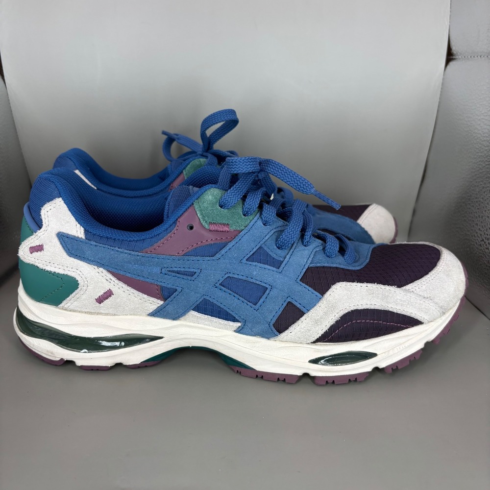 ASICS Gel-Preleus Mens Blue Purple Grey Running Shoes 1201A021 Size 10